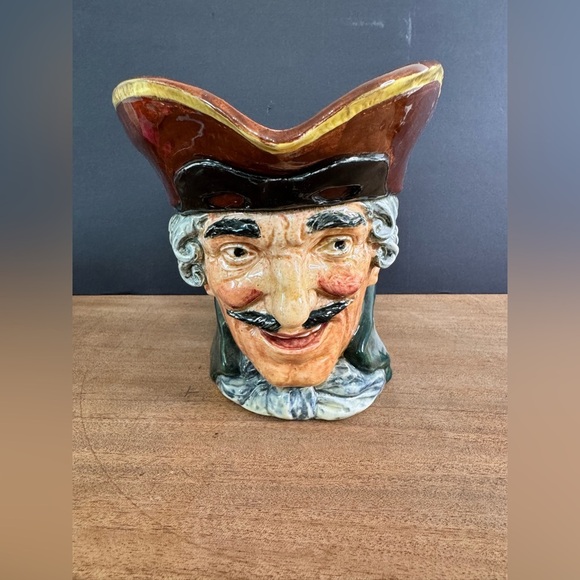 Vintage Large Royal Daulton Toby Jug DICK TURPIN Pitcher Porcelain Character Jug - Picture 1 of 6